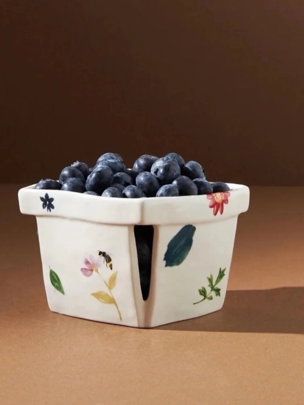 NWT Anthropologie SMALL Monarch Berry Butterfly Basket